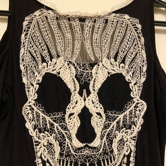 Skeleton Cold Shoulder Dress - Halloween - Picture 2 of 4